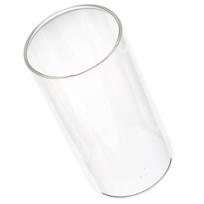 Stiklinio puodelio tiekimo dangtelio laikiklis stulpinėms žvakėms Vazų laikikliai Cilindro žvakidės žvakidės 9X4.7X4.7CM white