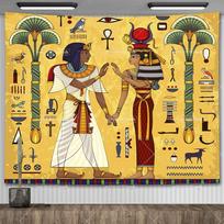Egiptietiškas gobelenas Senovės Egiptas Mitologija Gobelenai Egipto Dievai Faraonai Hieroglifiniai raižiniai Gobelenai kambariui Estetinis 150X100CM 60x40in