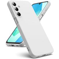 Prabangus skysto silikono dėklas Samsung Galaxy A56 A36 A26 A16 A06 A05 A05S A15 A25 A35 A55 A04 A04E A04S A14 A24 A34 A54 minkštos gumos dėklas buferinis dėklas Samsung Galaxy A56 balta