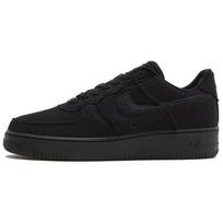 Nike Air Force 1 Low Canvas Triple Black Unisex Sneakers HV1204-002 41 black