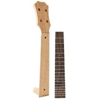 23/ 26  Wooden Ukulele Neck with Dots Inlay Rosewood Fingerboard DIY Ukulele Kit 1 beige
