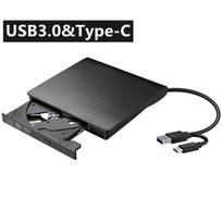 USB 3.0 & Type-C Blu-ray/DVD įrašymo įrenginys ir grotuvas optinis įrenginys External optical drive juoda