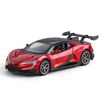 1/24 BYD Yangwang U9 lydinio elektrinio sportinio automobilio modelis lietas metalas naujos energijos lenktyninio automobilio transporto priemonės modelis garsas šviesa vaikiškas žaislas dovana raudona