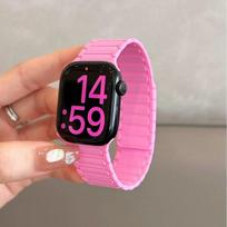 Applewatch Apple Watch S10 Dirželis Magnetinis iwatch98765SE Sportinis Silikoninis Dirželis (1/2/3 generation 42mm)/44/45/46/49mm universal black