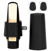 Professional Tenors Soprano Altos Saxophone Bakelite Mouthpiece Saxs Mouth Pieces for Enhancing Playability 1 black