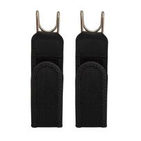 Diržas be sagties Kabliukas Reguliuojamas Metalinis Kabliukas Elastinis Diržas Unisex Be Sagties Nematomas Juosmens Diržas Užsegimas Lauko Darbams EDC black