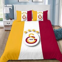 Galatasaray 3D spausdintas patalynės komplektas, futbolo klubo logotipas užvalkalas antklodei, pagalvių užvalkalai suaugusiems, mergaitei, berniukui, dovana, gimtadienio dovana 100x135cm yellow