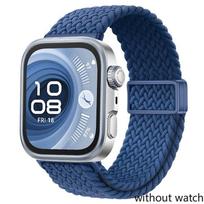 Nailono magnetinis dirželis Huawei Watch Fit 4/3, pintas, kvėpuojantis, skirtas Huawei Watch Fit 4 Pro, sportinis apyrankės dirželis, priedai For Huawei Fit 4 gray