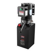 14 L Hydraulic Power Unit, Single Acting Steel Dump Trailer Pump, 22 MPa Max Relief Pressure & 6.3 L/min Flow Rate, 220-240V Hydraulic Pump with Metal