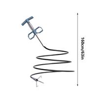 Hand Pinch Cleaning Sewer Pipe Plunger Hand Pinches Four Claws Pipe Opener Drains Four Claw Telescopic Bathroom Accessories Home gray