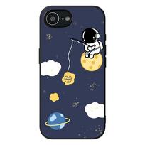for Motorola Moto G86 G57 G67 G54 G24 G15 Power G13 G14 G34 G35 G45 G53 G55 G64 G75 G72 Case Moon Cartoon Sky Astronaut Stars Motorola Moto G24 black