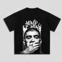 Zayn Malik Mind of Mine Album Graphic T Shirt for Men Women Pop Singer Fan Merch Cotton Oversized Streetwear Tee XL įvairiaspalvis