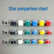 Children's 12-Color Acrylic Paint Set for Art, Drawing, and DIY Projects gray