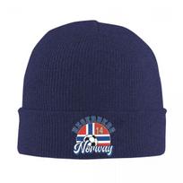 Polska Vintage Poland Polish Flag Knit Hat Beanies Autumn Winter Hats Warm Unisex Casual Polish Eagle Caps for Unisex Women Gift blue