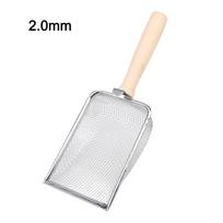 Gardening Shovel Soil Sieve Wooden Handle Shovel Garden Preparation 5.0mm gray