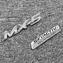 For Mazda MX5 NC MX-5 ND SKYACTIV black Carbon Silver Rear Trunk Tail Logo Sticker Emblem Deca zwncp22