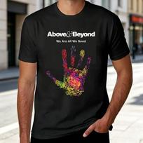 Virš visko Mes esame viskas, ko mums reikia T-shirt EDM muzikos grafinis marškinėlis elektroninės šokių muzikos gerbėjams marškinėliai Uniseksui vienas gabalas XL brown