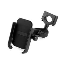 Motorcycle Phone Holder Mount Aluminum Alloy Moto Bicycle Rearview Mirror Bracket Bike Rearview Mirror Stand Mount as the picture black