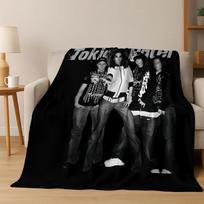 Madingas roko muzikos Tokio Hotel Bill Tom Kaulitz meno flanelės pledas, jaukus minkštas užklotas namams, miegamajam, lovai, sofai, dovanai Size: 75*100cm, Weight: 230 GSM