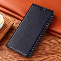 Phone Case for Asus Rog Phone 8 7 3 5 5s 6 6D Ultimate Pro ZS660KL ZS600KL Crazy Horse Genuine Leather Magnetic Flip Cover ROG  Phone 6 Pro black