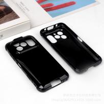 Ulefone Rugone Xever 8 Silikoninis minkštas telefono dėklas Ulefone Rugged Xever 8 juoda