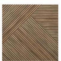 Lipnios akustinės plokštės 3D medžio rašto akustinės sienų plokštės Akustinės sienų plokštės Studijoms 60cm-Dark wood color