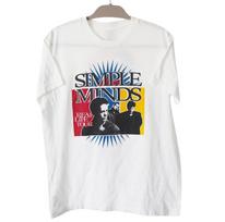 Simple Minds Real Life Tour 1991 Heavy Cotton White S5xl T Shirt Us086 L white