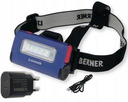 Labai galinga 4 LED USB priekinė lempa Berner