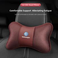 Automobilio Sėdynės Galvos Atrama Kaklo Pagalvėlė Interjeras VW GTI Polo Golf Passat B6 Tiguan Arteon Touareg Taigo Caddy Jetta Beetle CC Ratlankio Dangtelis gray