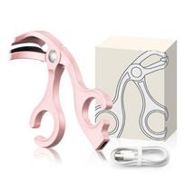Wide Angle Partial Lash Curler Makeup Tool With Silicone Pad For False Eyelashes Beginner Styling Aid