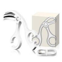 Wide Angle Partial Lash Curler Makeup Tool With Silicone Pad For False Eyelashes Beginner Styling Aid balta