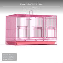 didelis plieninis paukščių narvas, Papūgėlės Finikas 50x33x33cm, koralinis 35*25*26cm Rožinis 35*25*26cm Pink pink
