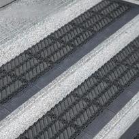 Neslystančios laiptų pakopos, Lauko pakopos kilimėlis, tvirtas Įėjimo kilimėlis, Vandeniui atsparus Ananasas Tamsiai pilkas 70 Tire Gray 70