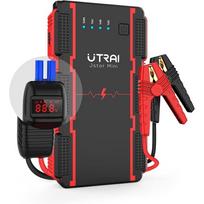 UTRAI Jump Starter for 12V Vehicles, Max Output 2500A, for 7.5L Gas/5.5L Diesel Engines gray