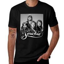 Smokie Band TShirt Durable Work Wear TShirt 2XL gray