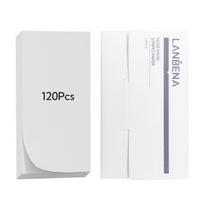 LANBENA Blackhead Remover Peel Off Mask Aloe Vera Extract Oil Control Nose Mask with 180pcs Cleanses for Deep Clean Hydrating beige