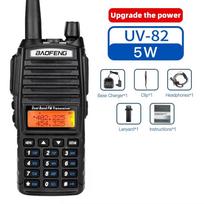Baofeng UV-82 Walkie-Talkie 5W/8W FM Dual Standby Long Battery Life Outdoor Self-Driving Civil Hand-Held Walkie-Talkie EURO