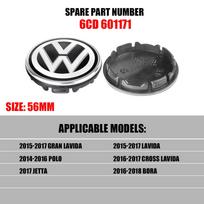 4PCS 56mm 65mm Car Wheel Center Hub Caps Cover N48 Badge For VW Volkswagen Golf Polo Jetta Passat Touran Auto Decoration Accessories gray