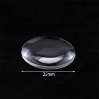 5 vnt. Akrilinis optinis lęšis 25 mm 37 mm skersmens Plano išgaubtas lęšis VR akiniams asferinis lęšis PMMA lęšis 25mm black