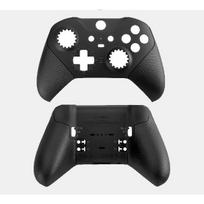 For Xbox Elite Series 2 Controller Housing Shell Front Back Cover Faceplate Shell Cover Replacement White Front Back-Black