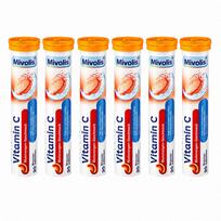 Mivolis German Effervescent Vitamin C Tablets 6 pcs (20 tablets)