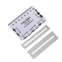 Guitar String Height Gauge, Fret Protector Spacers, Fingerboard Repair and Maintenance Tools, Guitar Tool Ruler 1SET Gauge gray