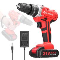 Buitinis daugiafunkcis 21 V elektrinis gręžtuvas, 3 darbo režimai, 2 greičių valdymas be laipsnio greičio 1pcs battery US Plug įvairiaspalvis
