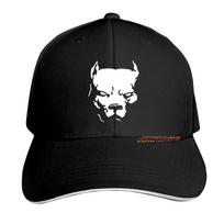 Nauja Madinga Unisex Moteriška Pitbulio Šuns Beisbolo Kepuraitė Unisex Hip Hop Medvilninės Trucker Kepurės Kaulas Tėčio Kepurė Reguliuojama Snapback Kepuraitės Gorras One Size black