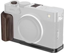 Szybkozłączka SmallRig L-Shaped Mount Plate with Wooden Handle for FUJIFILM X-E5 (Ebony, Black) (6237) | 6237 | 6941590030340