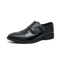 Fashion 2024 New Brand Classic Office Business Slip-on Men's Shoes LuxuryFashion Elegant Formal Wedding Oxford Shoes for Men 48 juoda
