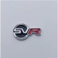 1 vnt. 3D SVR logotipas automobilio vairo emblema lipdukas Pavarų svirties valdymo emblema ženkliukas R-ange R-over Discovery 2 Sport Evoque L405 Defender LR3 Silver&Black&Red black