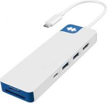 Hyper HyperDrive Flex 8 Port USB-C Hub, White/Blue | HD4102BUGL | HDMI ports quantity 1 HD4102BUGL | 1220000630734
