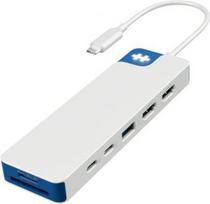 Hyper HyperDrive Flex 9 Port Dual 4K HDMI Dock, White/Blue | HD4103BUGL | HDMI ports quantity 2 HD4103BUGL | 1220000630727