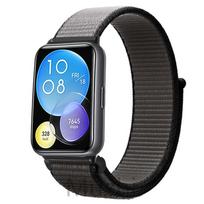 Nailono apyrankė skirta Huawei Watch Fit 2 dirželis išmanusis laikrodis Priedai Keičiama apyrankė Apyrankė Correa Huawei Watch fit2 active For huawei fit 2 gray